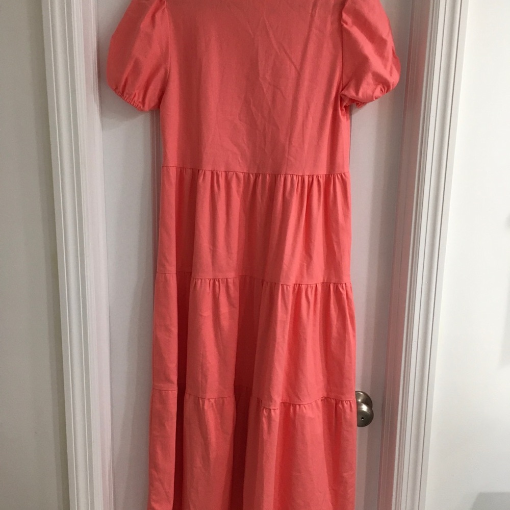 🛳️ Pink Rippel maxi dress - Picture 5 of 5
